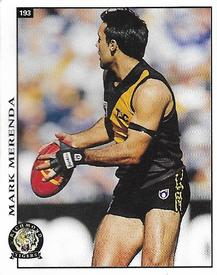 1998 Select AFL Stickers #193 Mark Merenda Front